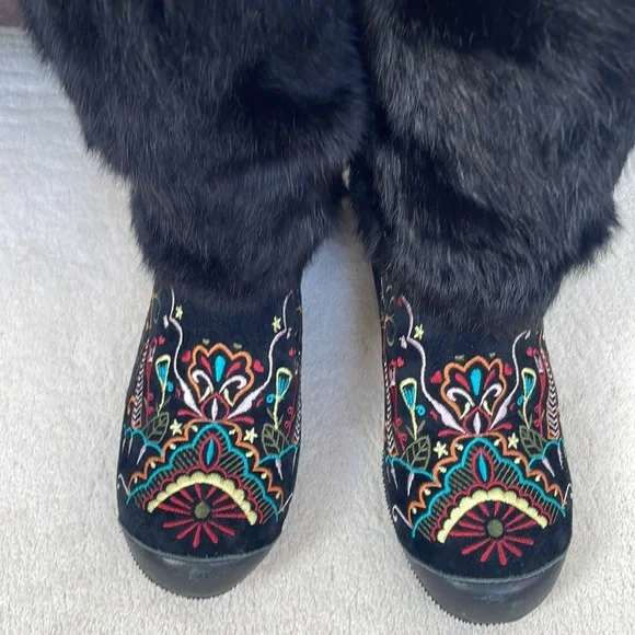 Hush Puppies Boots With Real Fur. 5,5 - Picture 2 of 7